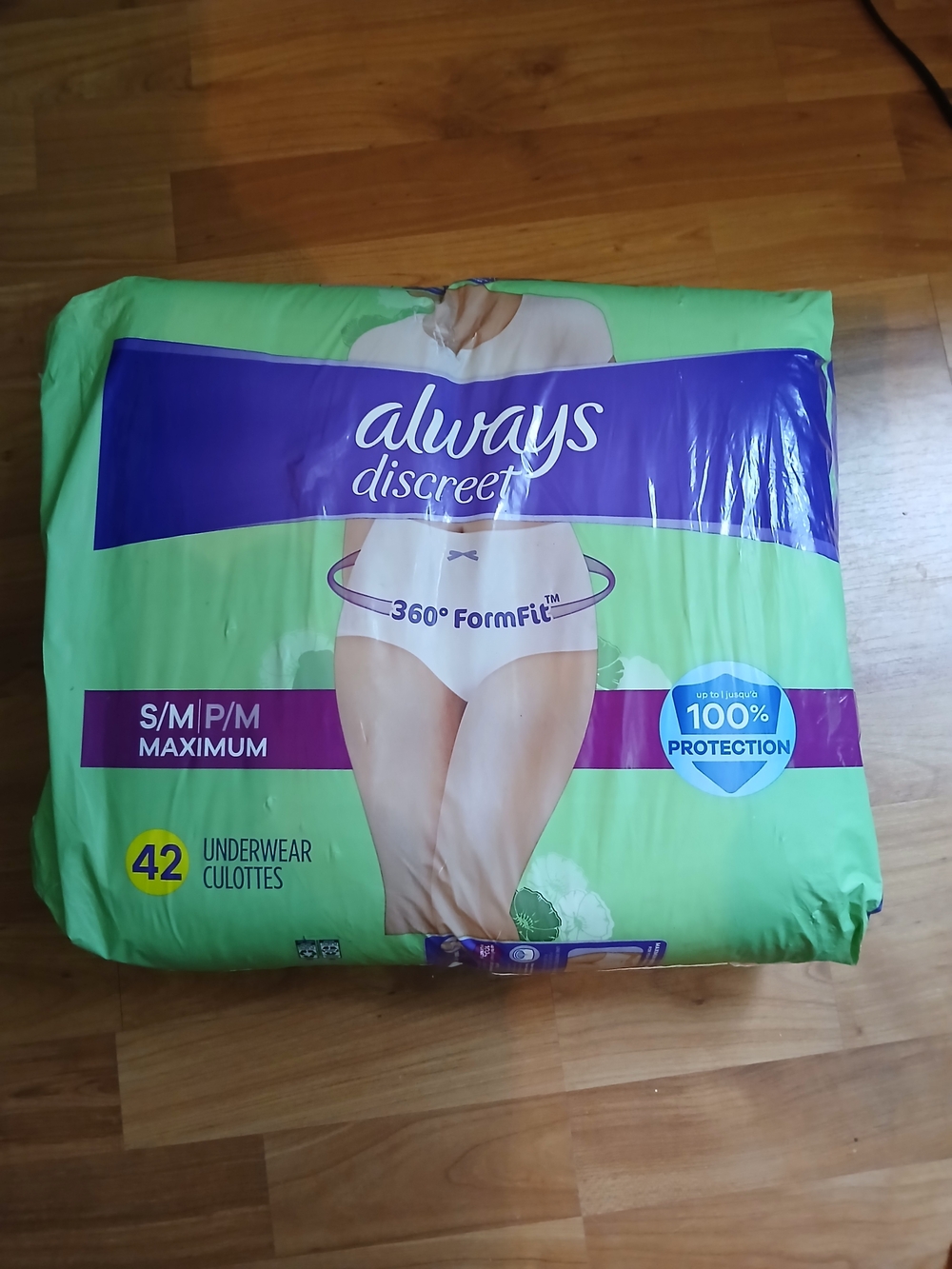 Always Discreet Underwear Panties - Green Packaging